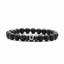Load image into Gallery viewer, Fashion Lava Stone Bracelet Men Natural Moonstone Bead Chakra Bracelet Male Charm Diffuser Bracelets Heren Armband Jewelry Gift